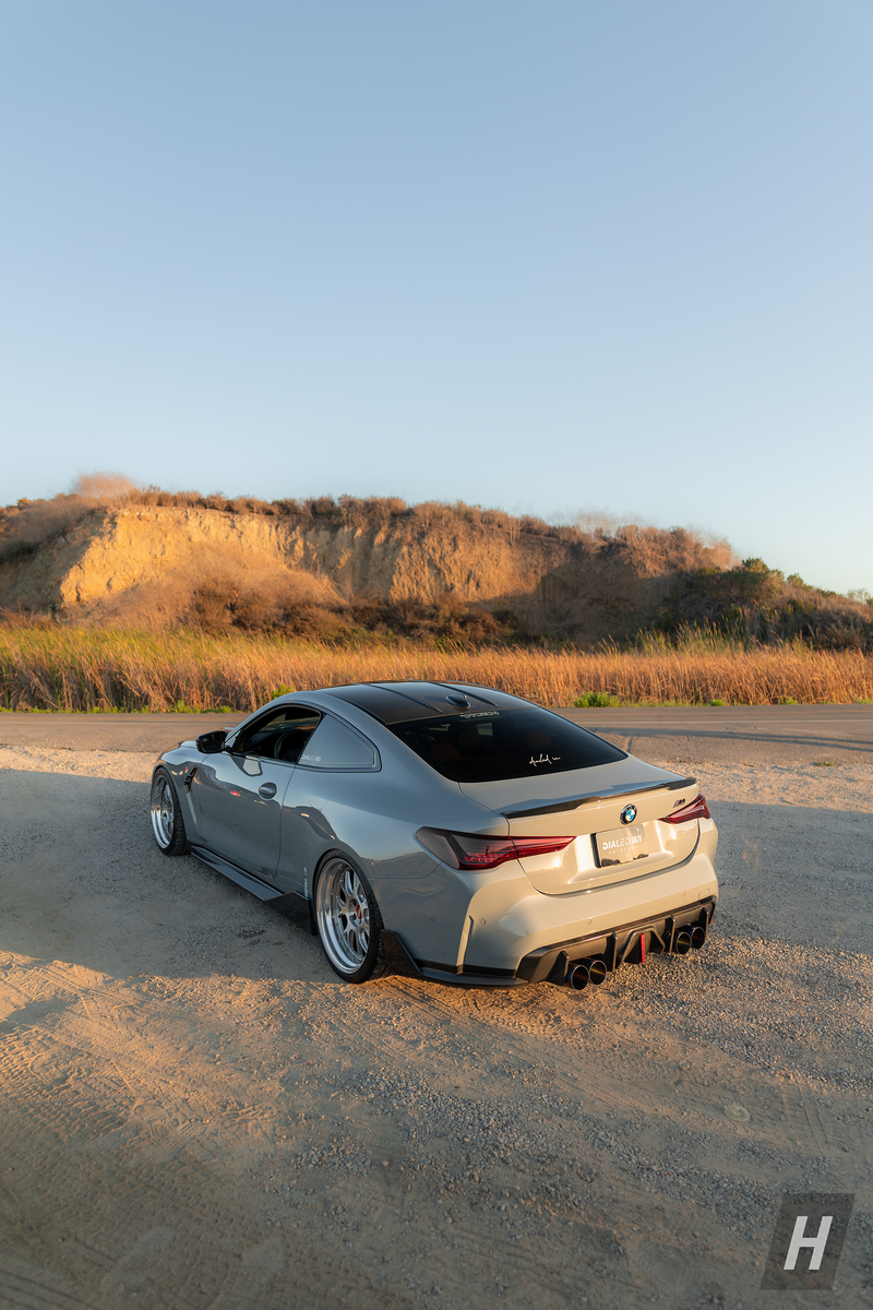 Performance V1 Dry Carbon Fiber Rear Diffuser Extensions / Splitters Horizon Motorsport