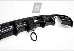 K Style Carbon Fiber Rear Diffuser w/ F1 Brake Light - F3X 3-Series