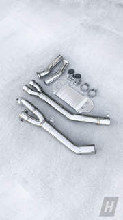 HM S58 Single Midpipe w/ Extended Brace - G80 M3 | G82 / G83 M4