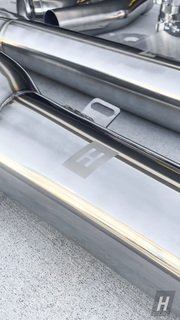 HM S58 Single Midpipe w/ Extended Brace - G80 M3 | G82 / G83 M4