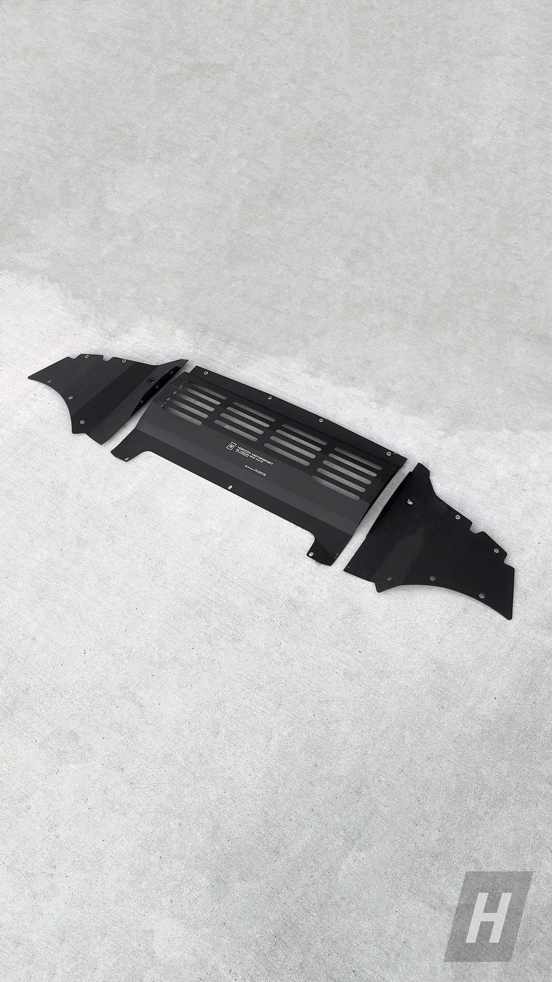 HM S55 Oil Cooler Skid Plate - F87 M2C