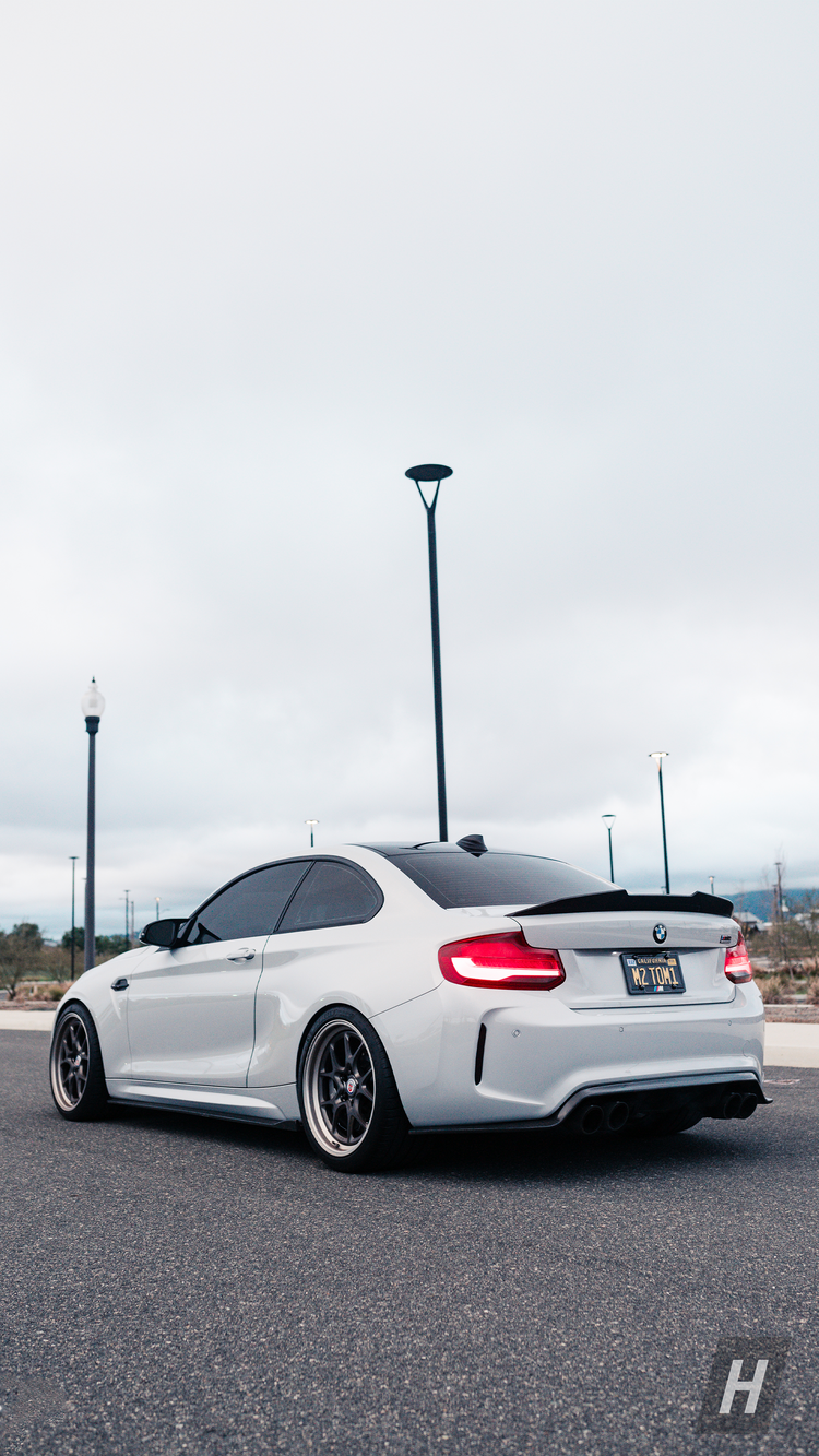 PSM Style V2 (High Kick) Dry Carbon Fiber Trunk Lip / Spoiler - F87 M2 | F22 2-Series