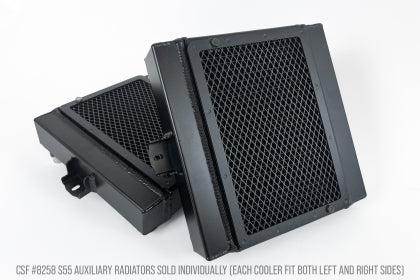 CSF BMW Auxiliary Radiators w/ Rock Guards - F80 M3 | F82 / F83 M4 | F87 M2C