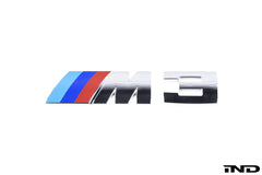 OEM Chrome M3 Trunk Emblem / Badge - E46 M3