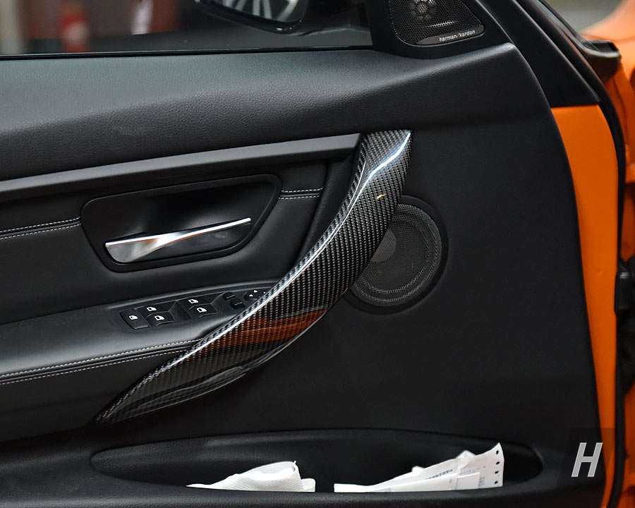 Carbon Fiber Interior Door Handle Replacements - F80 M3 | F82 M4 | F30 3-Series | F32 4-Series