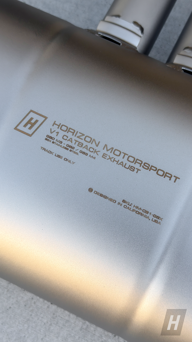 HM V1 S58 Catback Exhaust - G80 M3 | G82 / G83 M4 - Image 2