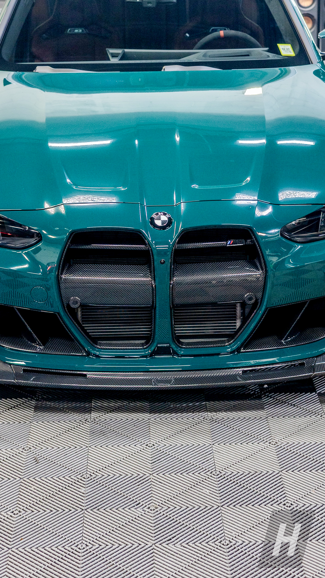 VR2 (V Style) 1-Piece Carbon Fiber Front Grill - G80 M3 | G82 / G83 M4