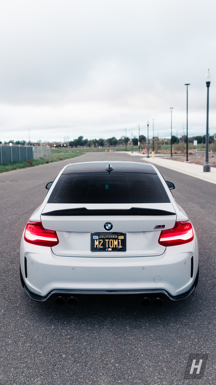 PSM Style V2 (High Kick) Dry Carbon Fiber Trunk Lip / Spoiler - F87 M2 | F22 2-Series