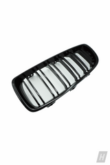 Gloss Black Dual-Slat Front Grills - F3X 4-SERIES | F80 M3 | F82 / F83 M4