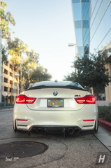 P Style V2 (High Kick) Dry Carbon Fiber Trunk Lip / Spoiler - F82 / F83 M4