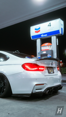 P Style V2 (High Kick) Dry Carbon Fiber Trunk Lip / Spoiler - F82 / F83 M4