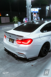 P Style V2 (High Kick) Dry Carbon Fiber Trunk Lip / Spoiler - F82 / F83 M4