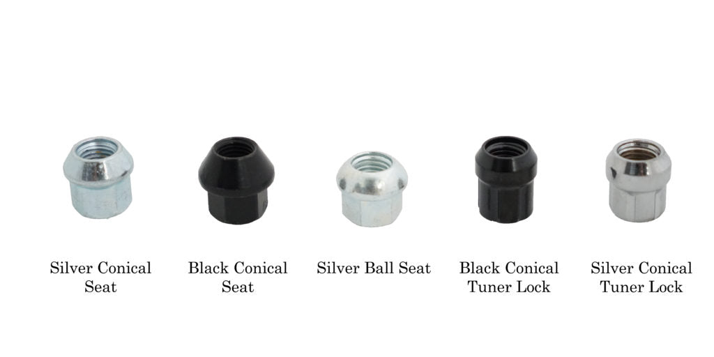 CONVERSION STUD 14x1.25-14x1.5 78mm Black Bullet Nose Stud Kit