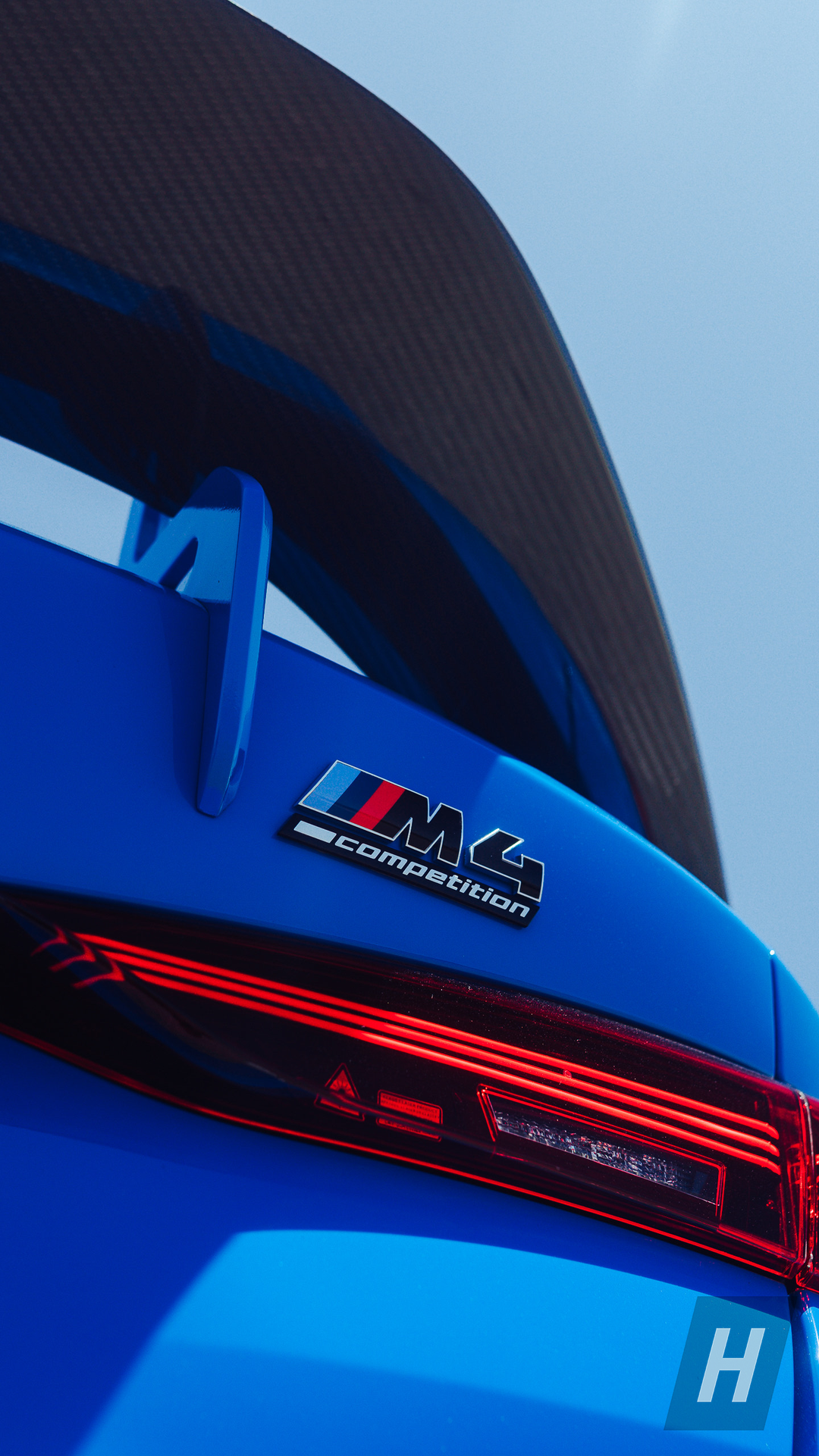 OEM BMW Black "M4 Competition" Badge (LCI) - G82 / G83 M4