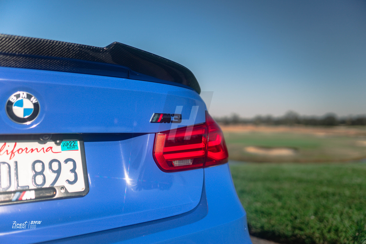 PSM Style (High Kick) Carbon Fiber Trunk Lip Spoiler - F80 M3 | F30 3-SERIES
