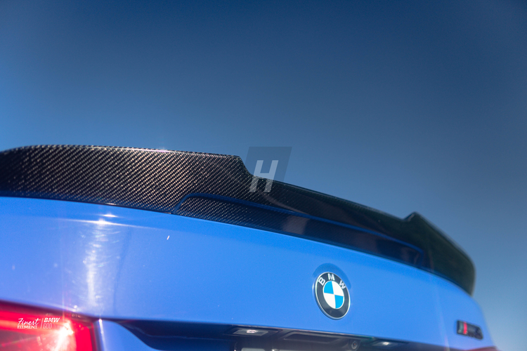 PSM Style (High Kick) Carbon Fiber Trunk Lip Spoiler - F80 M3 | F30 3-SERIES