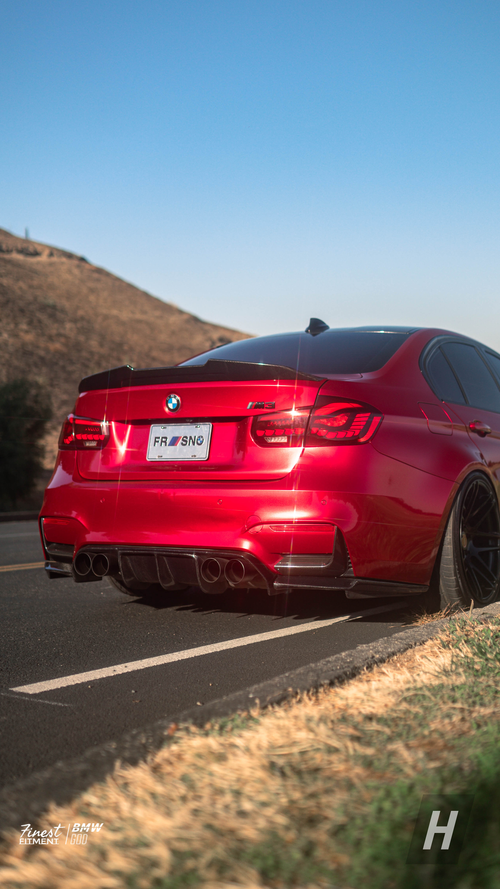 V Style 3-Piece Carbon Fiber Diffuser - F80 M3 | F82 / F83 M4