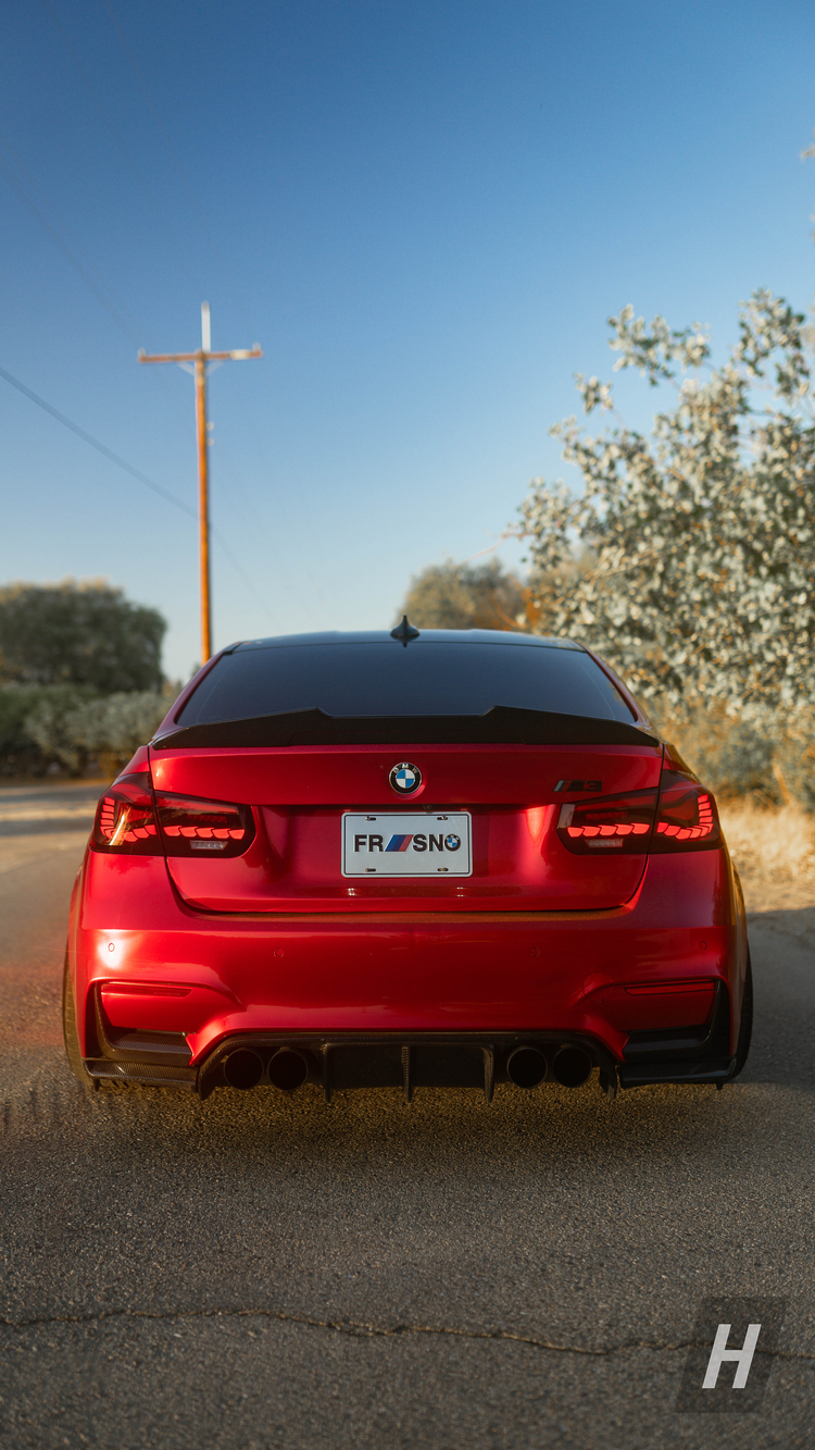 V Style 3-Piece Carbon Fiber Diffuser - F80 M3 | F82 / F83 M4 - Image 2