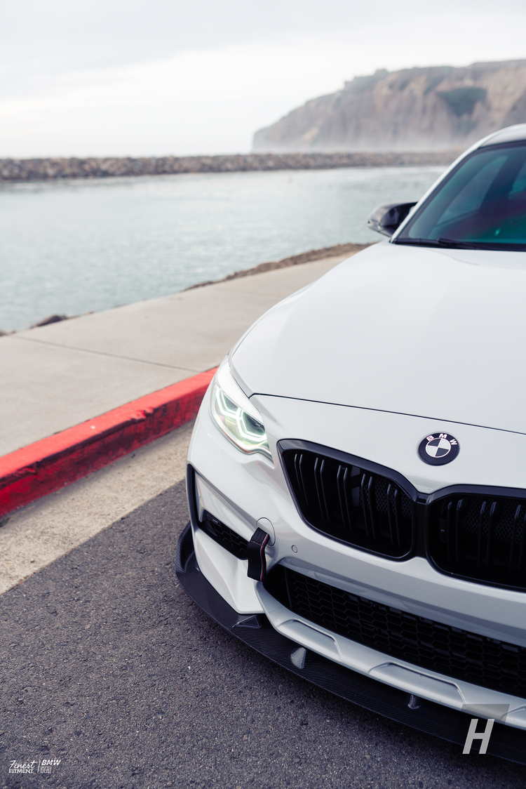 3D Style Carbon Fiber Front Lip - F87 M2C