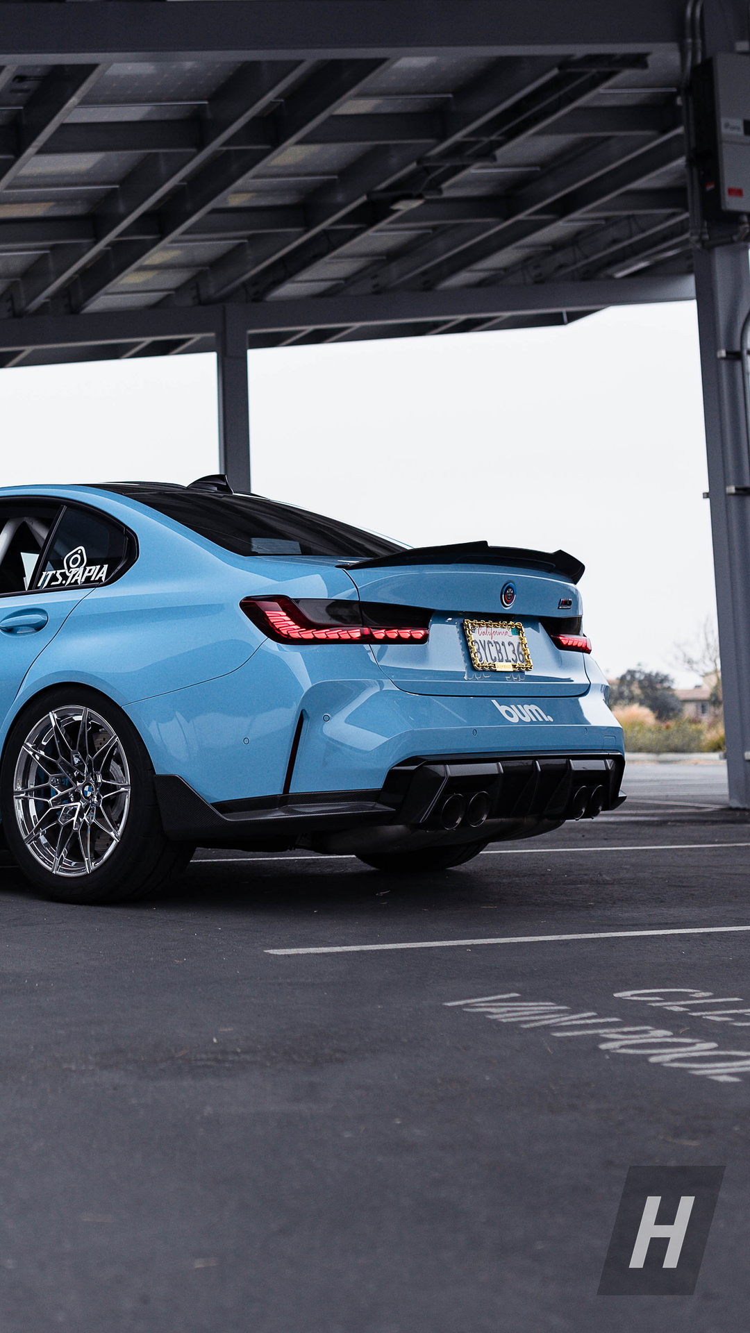 PSM Style (High Kick) Carbon Fiber Trunk Lip / Spoiler - G20 3-Series | G80 M3