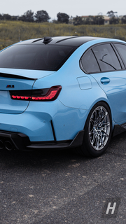 PSM Style (High Kick) Dry Carbon Fiber Trunk Lip / Spoiler - G20 3-Series | G80 M3
