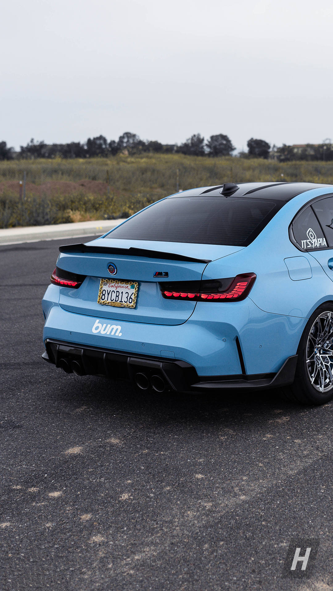 PSM Style (High Kick) Carbon Fiber Trunk Lip / Spoiler - G20 3-Series | G80 M3 - Image 6