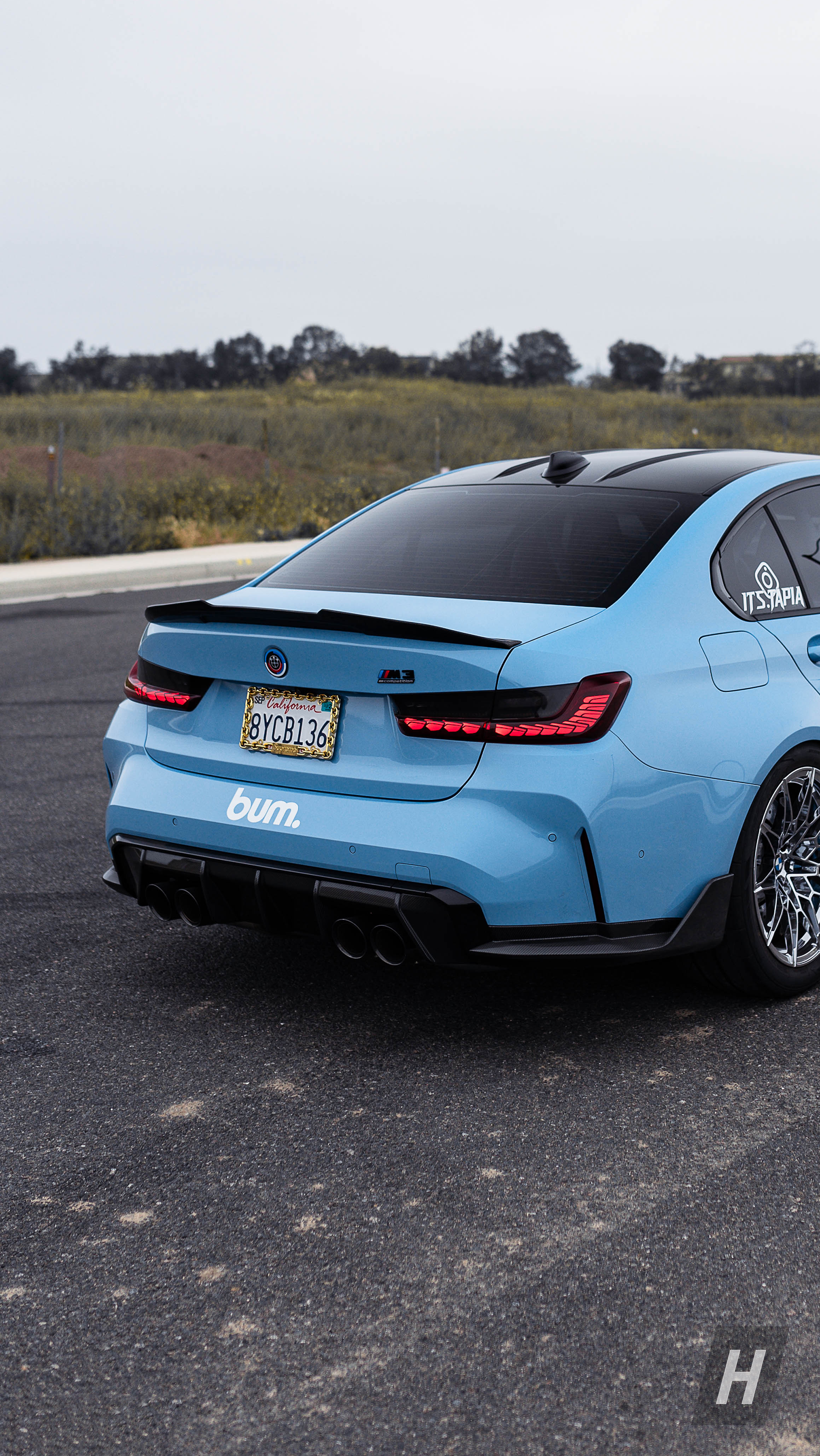 PSM Style (High Kick) Carbon Fiber Trunk Lip / Spoiler - G20 3-Series | G80 M3 - Image 6