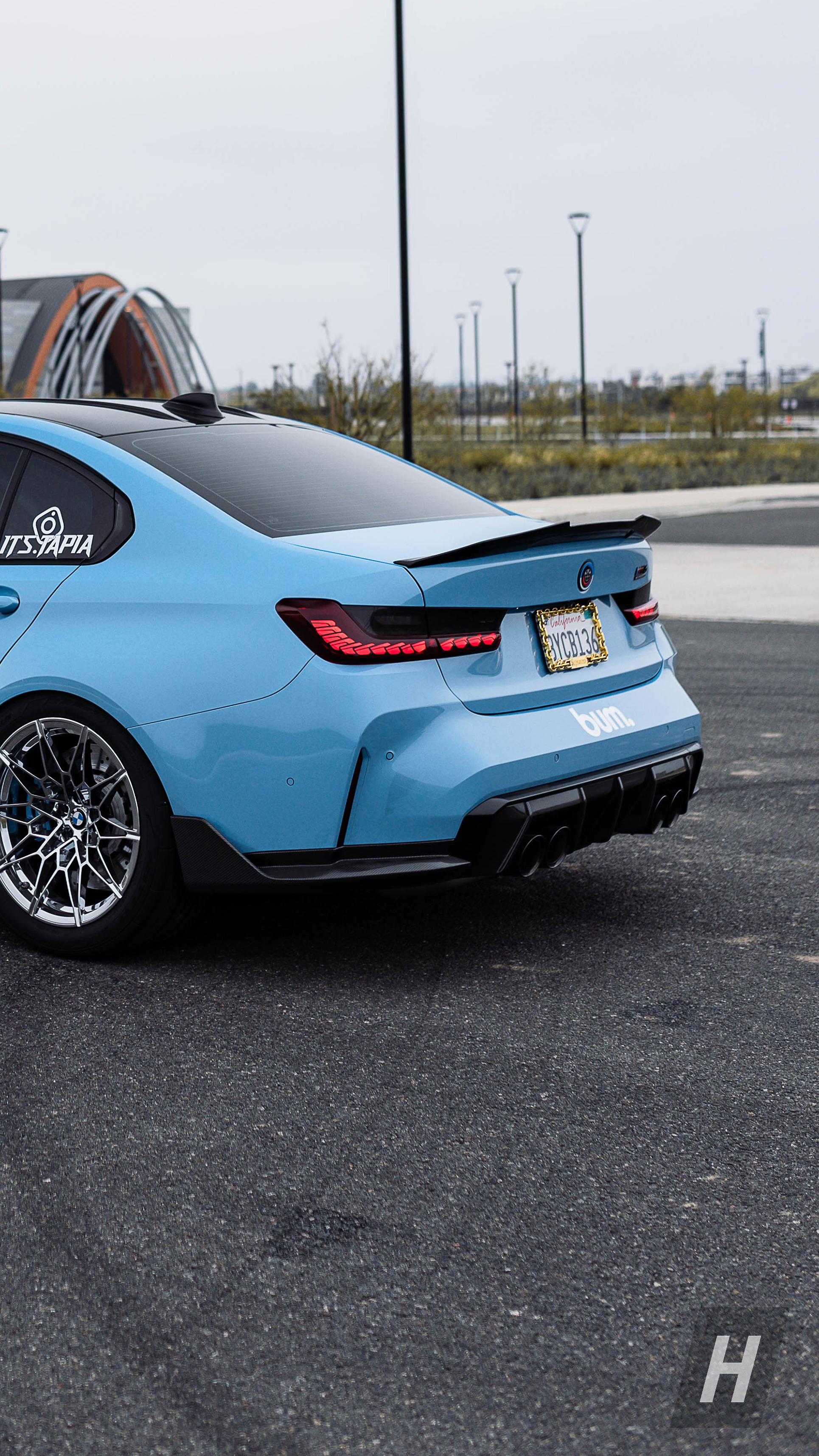 PSM Style (High Kick) Carbon Fiber Trunk Lip / Spoiler - G20 3-Series | G80 M3 - Image 7