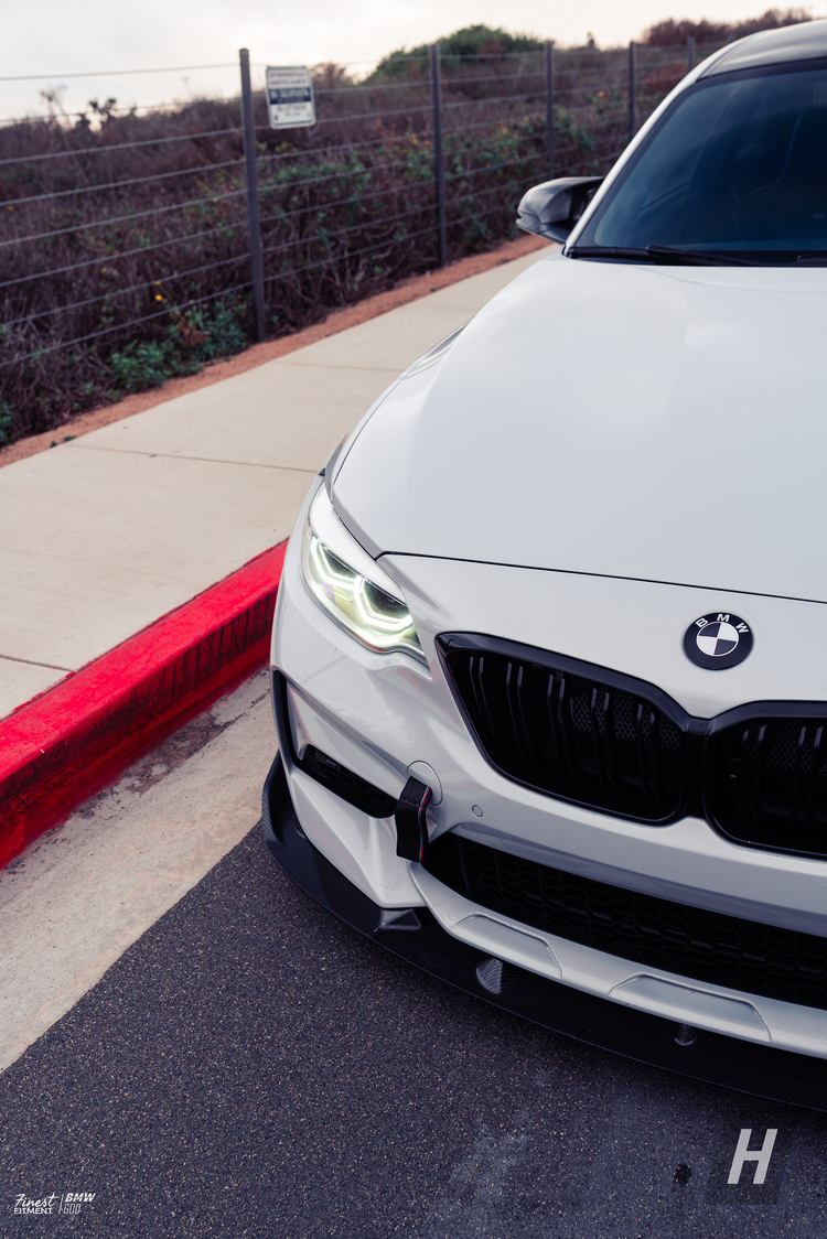 3D Style Carbon Fiber Front Lip - F87 M2C