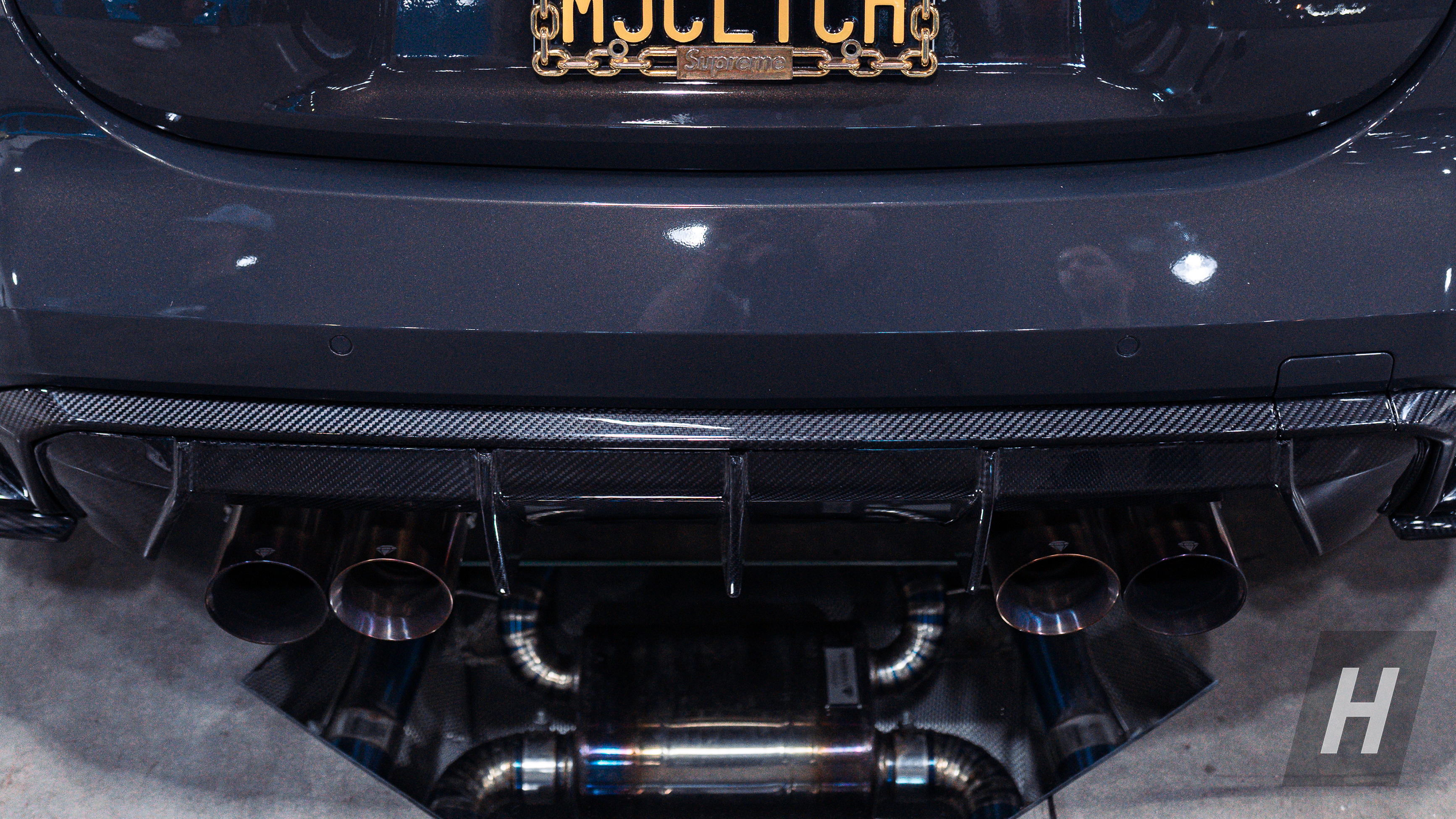 Performance V1 Rear Diffuser Outer Trim Piece w/ Carbon Tow Hook Replacement Cover - G80 M3 | G82 / G83 M4 - Image 3