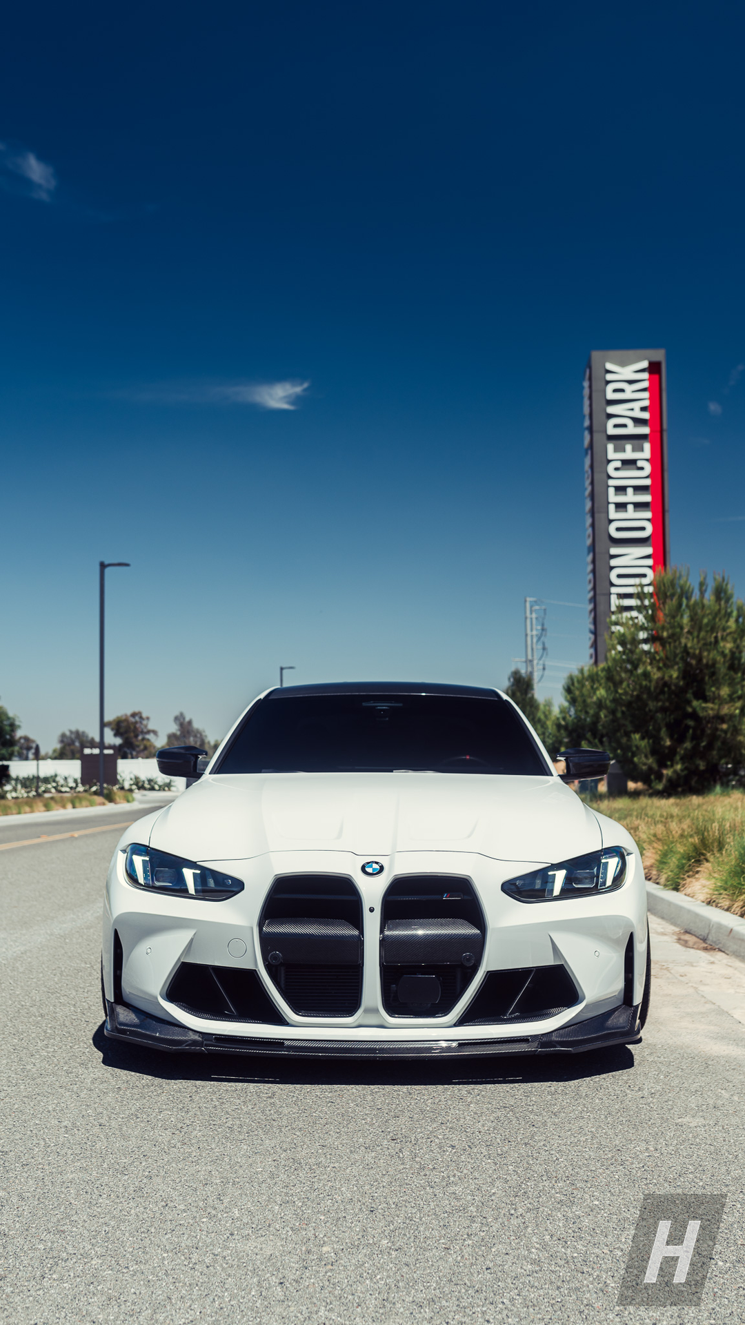 VR2 (V Style) 1-Piece Carbon Fiber Front Grill - G80 M3 | G82 / G83 M4