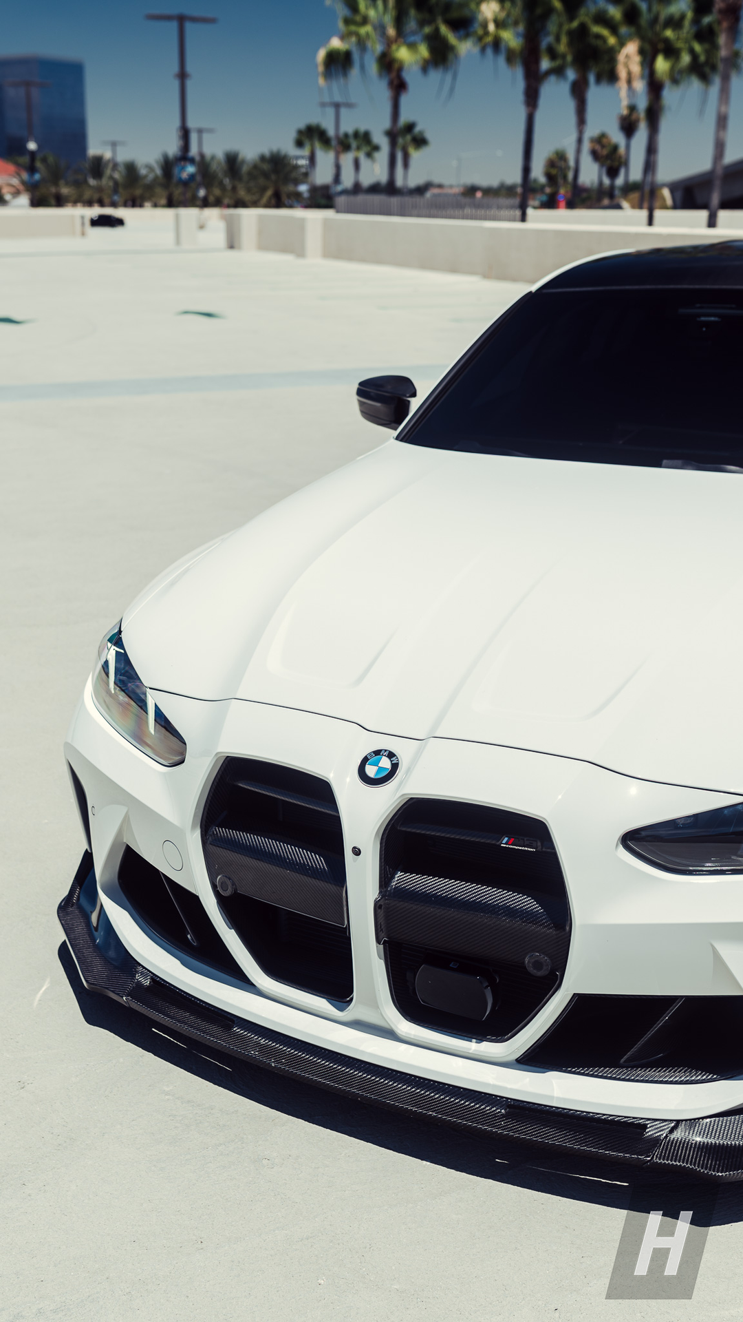 VR2 (V Style) 1-Piece Carbon Fiber Front Grill - G80 M3 | G82 / G83 M4