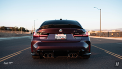 PSM Style (High Kick) Dry Carbon Fiber Trunk Lip / Spoiler - G20 3-Series | G80 M3