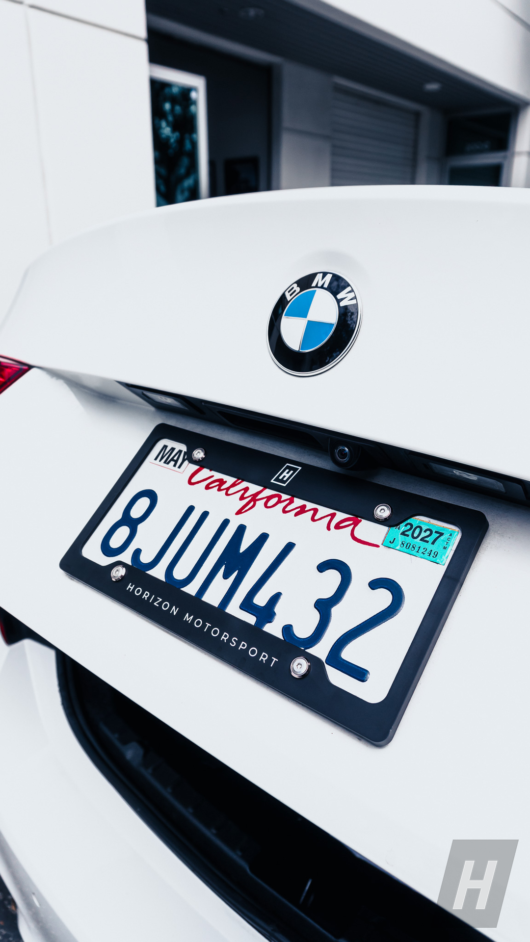 Horizon Motorsport License Plate Frame