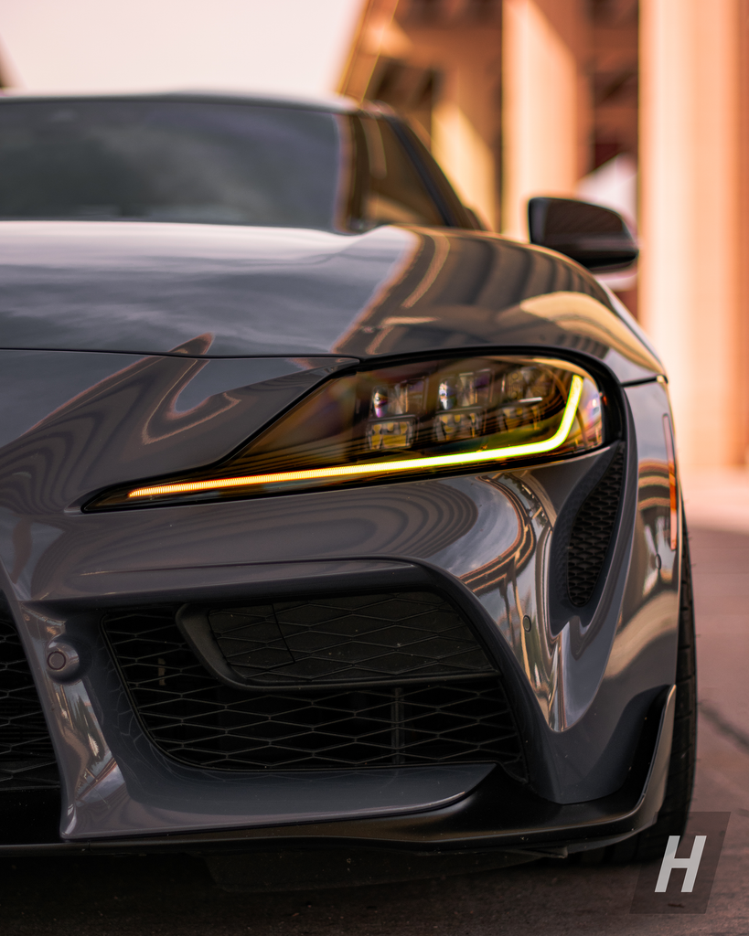HM CSL Yellow DRL Modules - A90 Supra | Horizon Motorsport