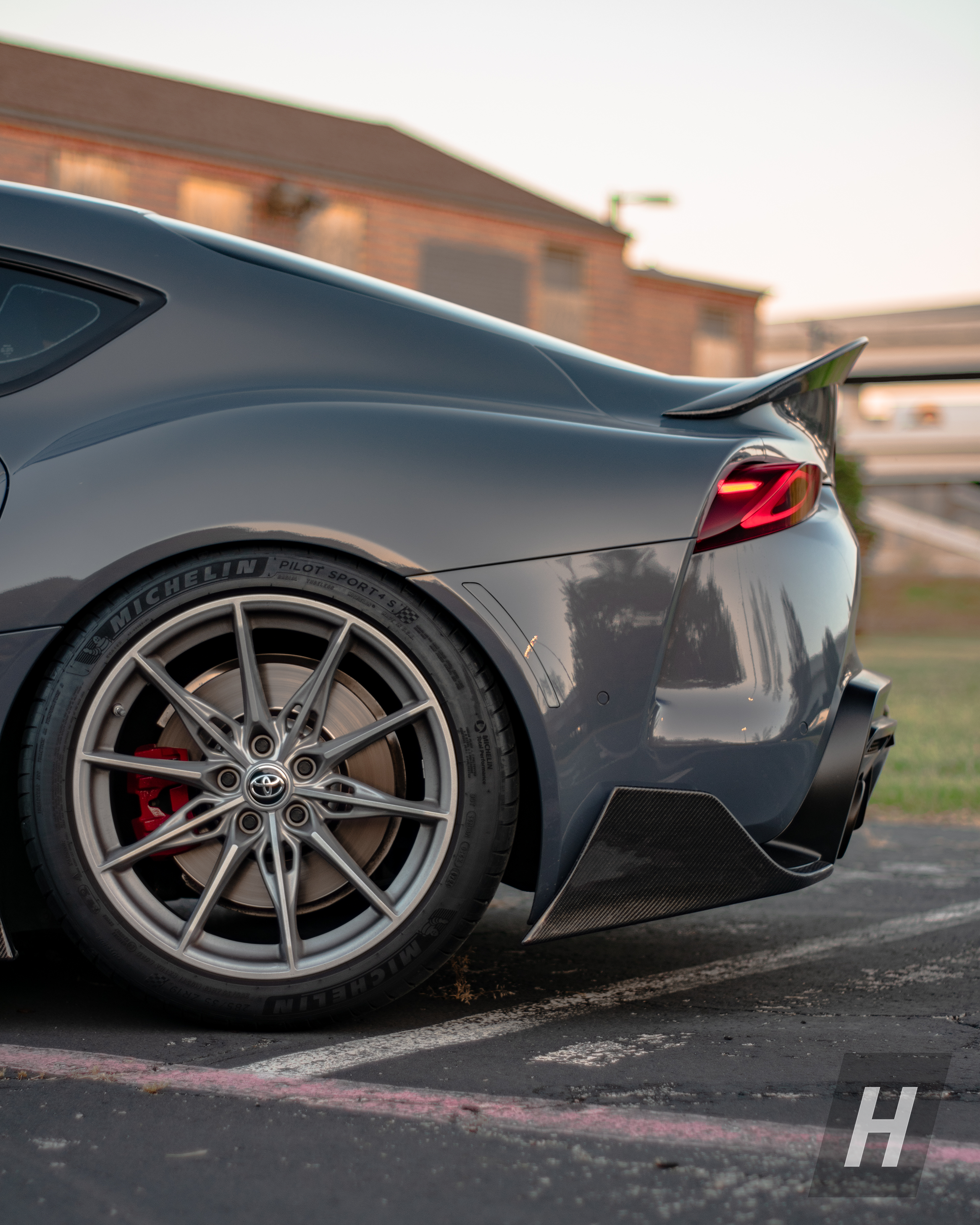 AG1 Carbon Fiber Rear Spats / Spoilers - A90 Supra
