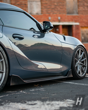 AG1 Style Carbon Fiber Side Skirt Extensions - A90 Supra