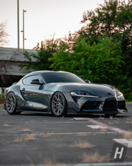 AG1 Style Carbon Fiber Side Skirt Extensions - A90 Supra