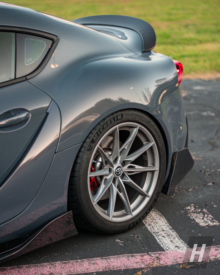 AG1 Carbon Fiber Rear Spats / Spoilers - A90 Supra