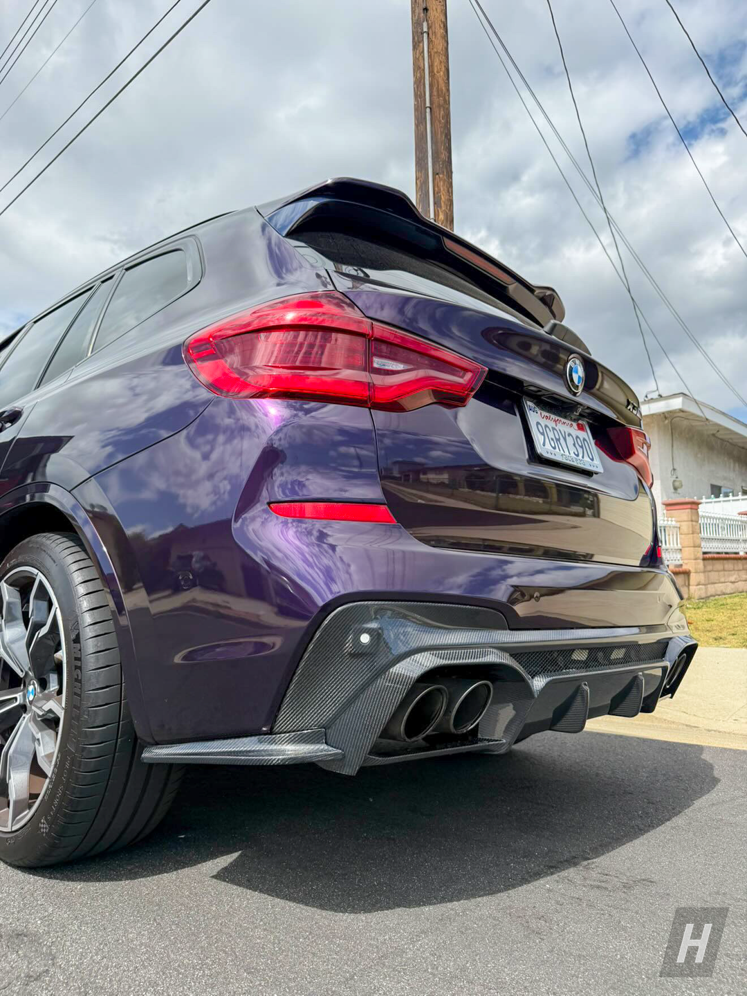 Performance V1 Carbon Fiber Rear Diffuser - F97 X3M