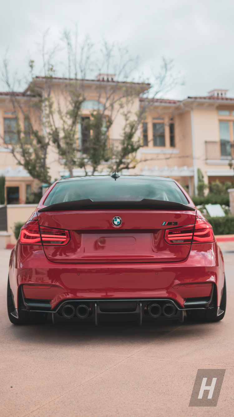 P Style Carbon Fiber Diffuser w/ Carbon Undertray - F80 M3 | F82/F83 M4