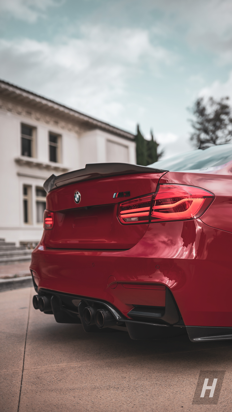 P Style Carbon Fiber Diffuser w/ Carbon Undertray - F80 M3 | F82/F83 M4