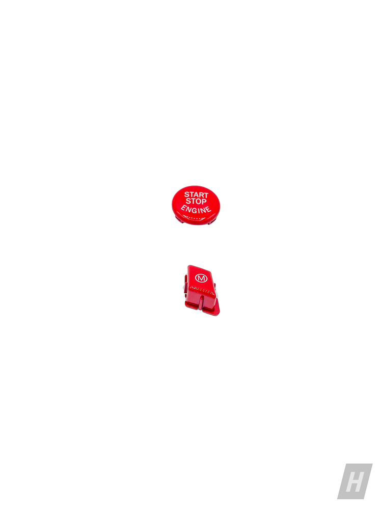 Bright Red Push Start Stop Button - BMW E-Chassis Vehicles - Image 3