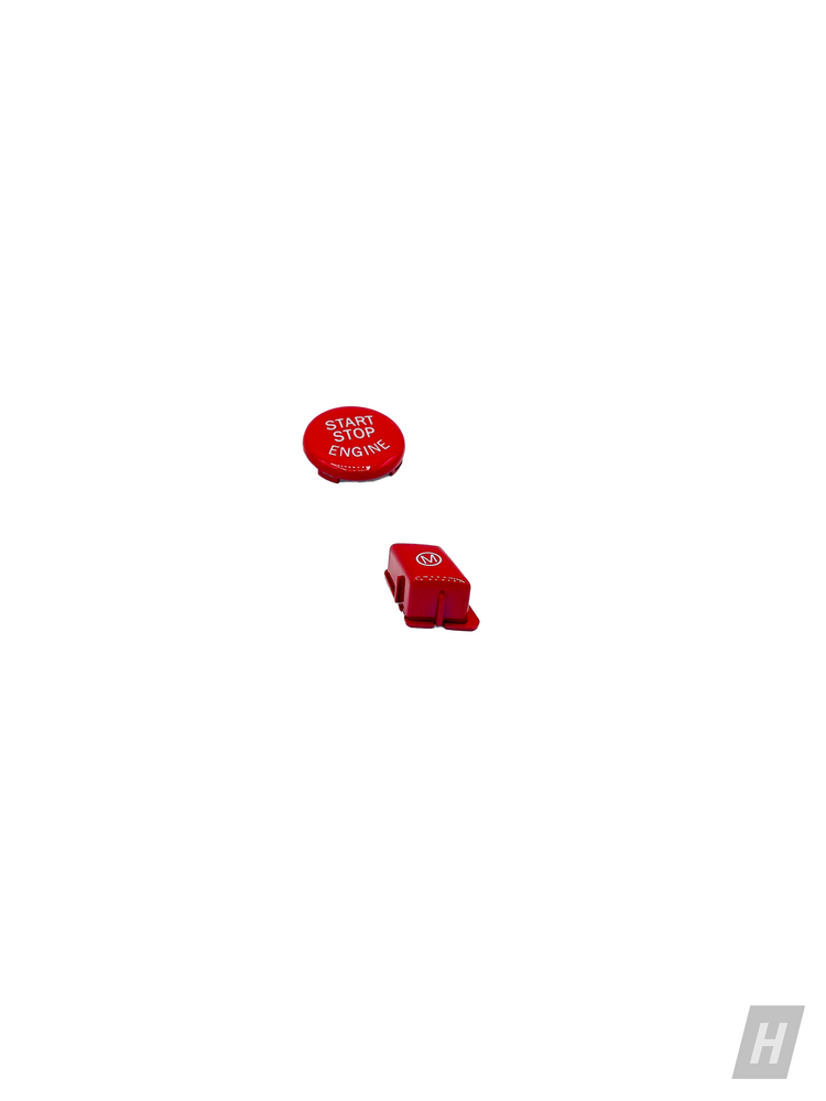 Bright Red Push Start Stop Button - BMW E-Chassis Vehicles - Image 4