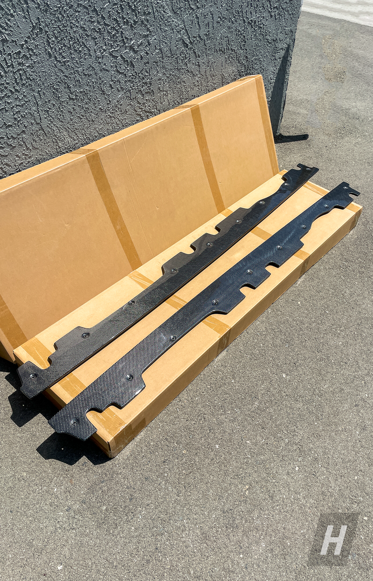 Performance V1 Carbon Fiber Side Extensions - E92 M3