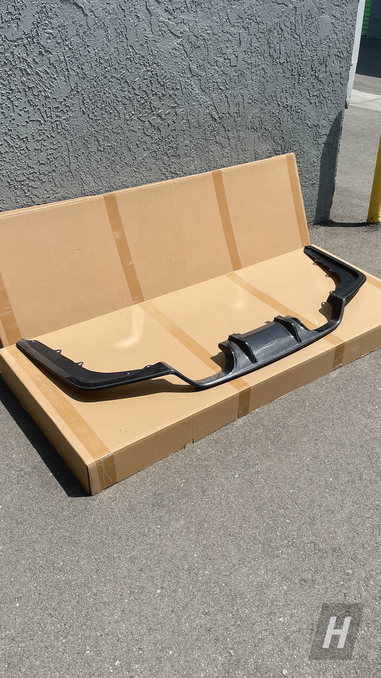 3D Style Carbon Fiber Rear Diffuser - F80 M3 | F82 / F83 M4