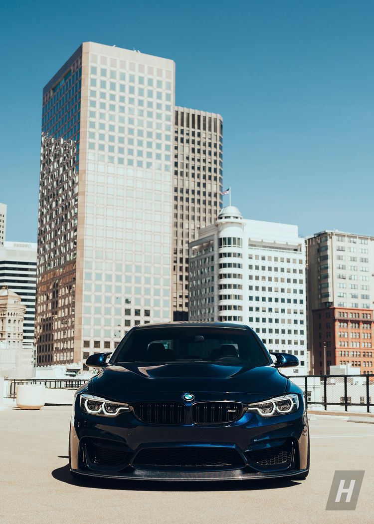 J Style Carbon Fiber Front Lip - F80 M3 | F82 / F83 M4