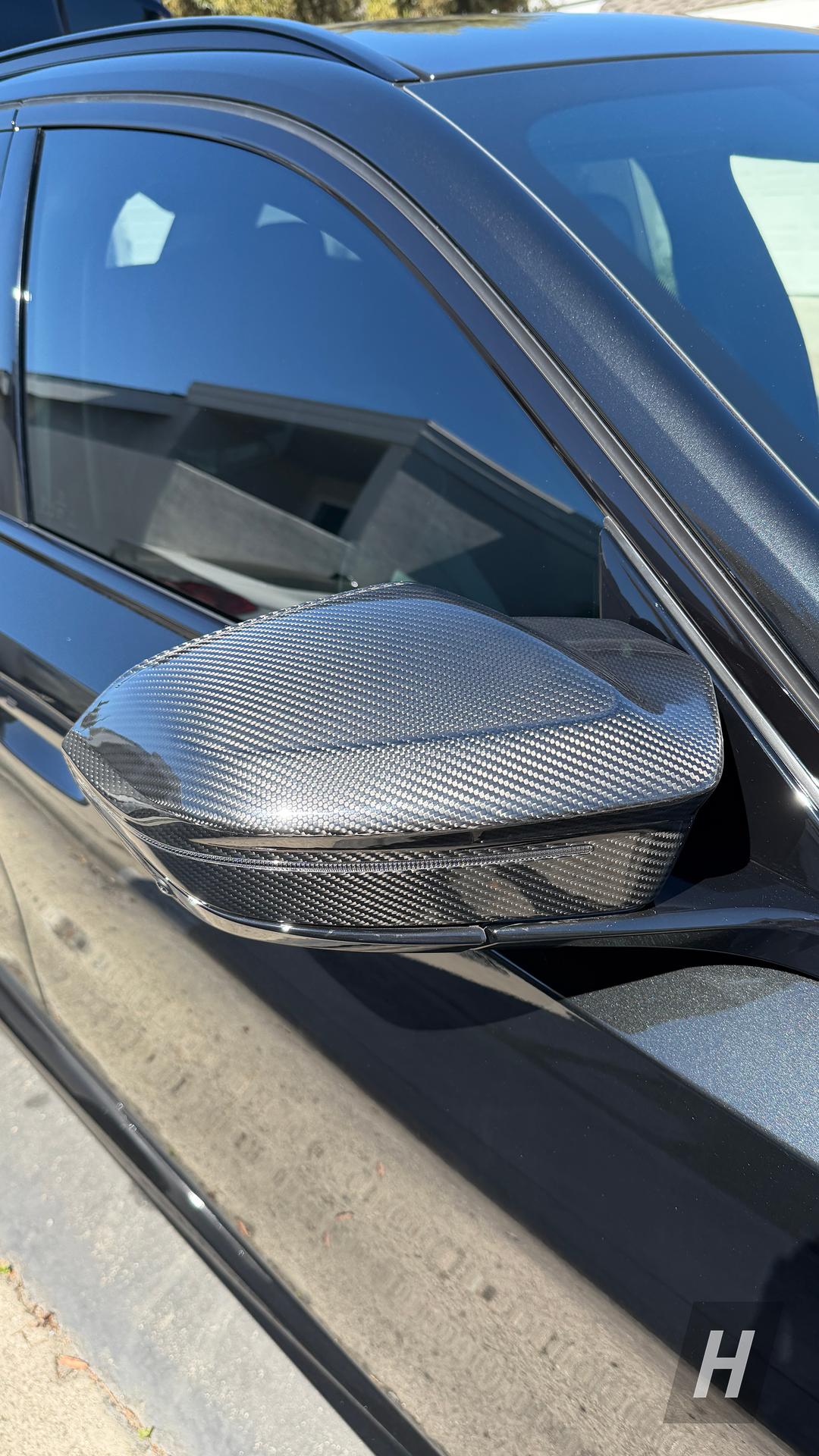 Performance V1 Carbon Fiber Mirror Caps - G90 M5