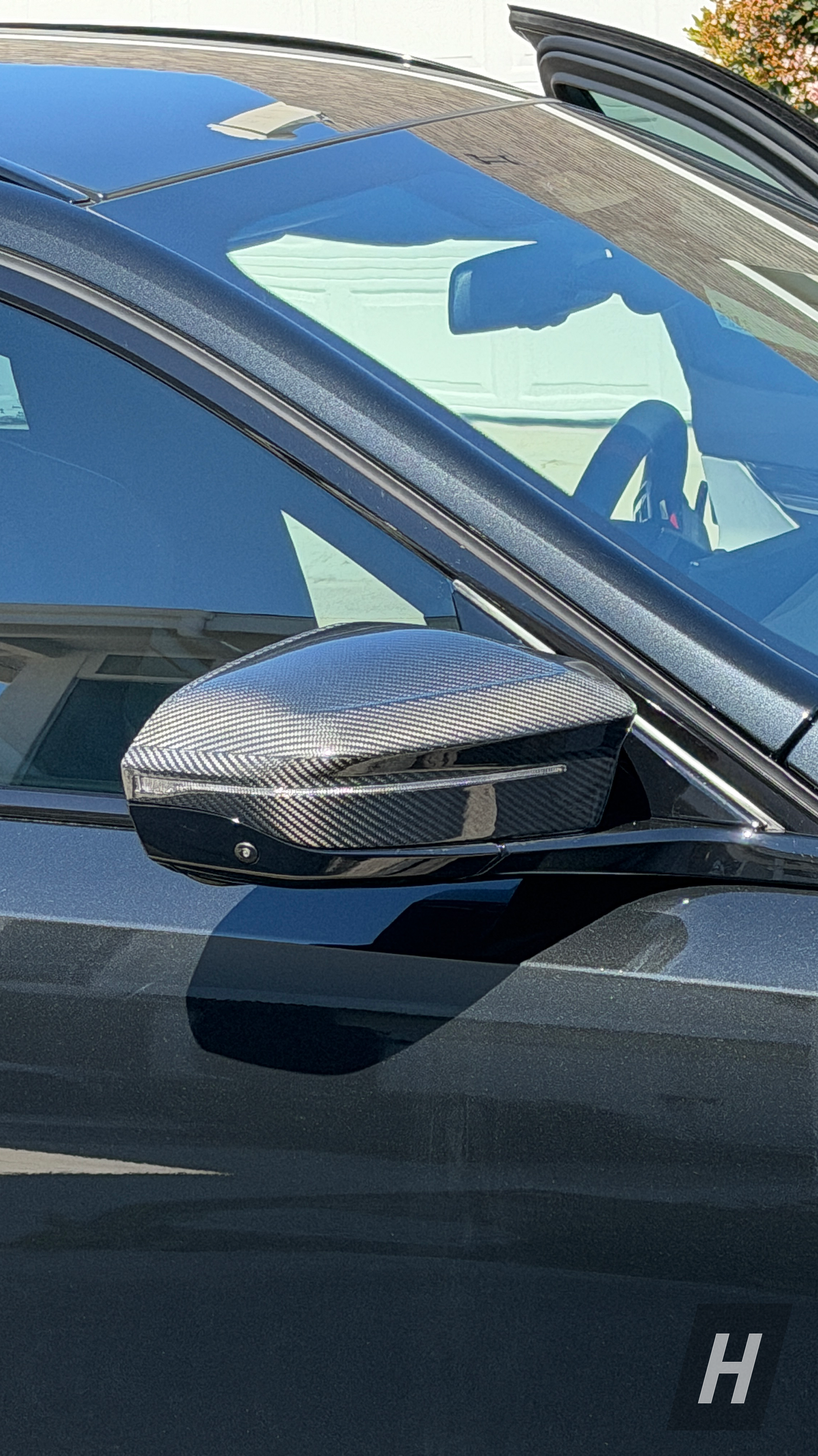 Performance V1 Carbon Fiber Mirror Caps - G90 M5 - Image 3