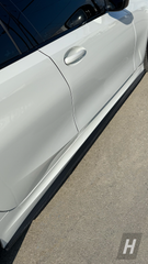 Performance V1 Dry Carbon Fiber Side Skirt Extensions - G20 M340i